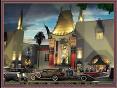 movie palaces artwork by Larry Grossman